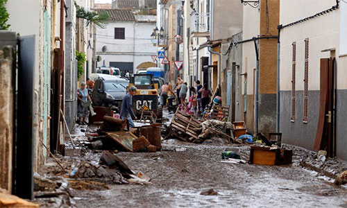 España declara a Mallorca como zona de emergencia